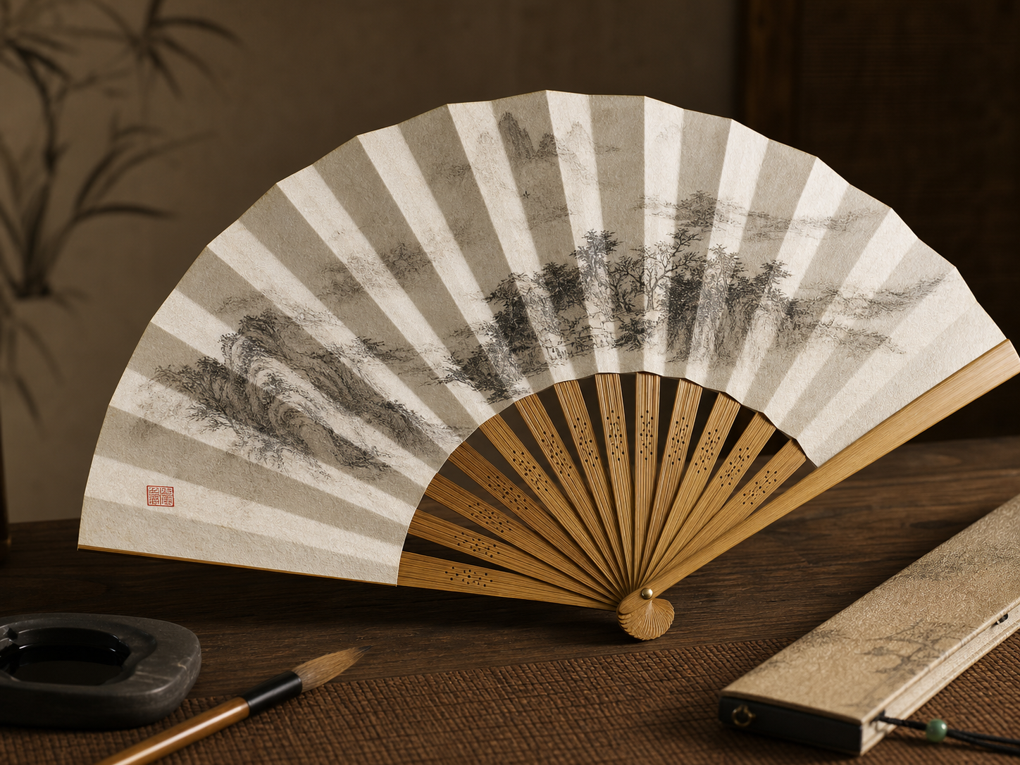 荣昌折扇制作体验场景